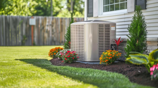 outdoor hvac unit used for heating and cooling efficiency