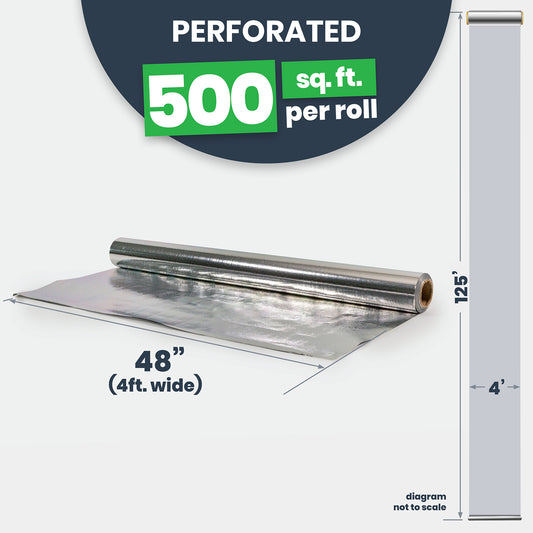 Radiant Barrier (Perforated) 4'x125' - 500 sq ft