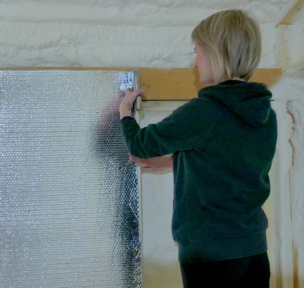 Installing Bubble Insulation in a metal building or pole barn