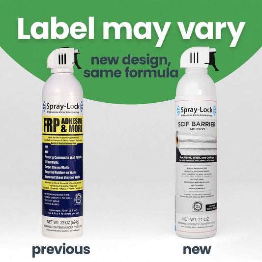Spray-Lock Eco-Friendly Spray Adhesive for SCIF (6-pack)