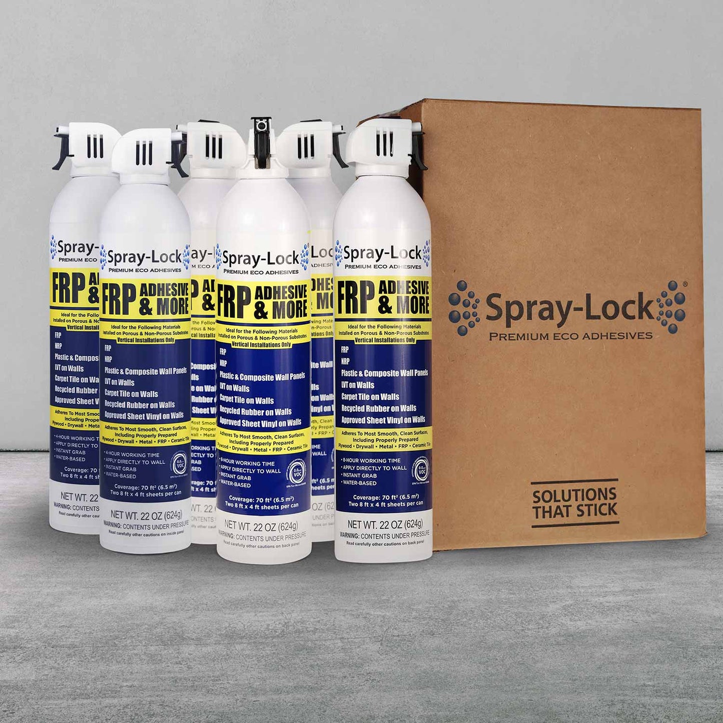 Spray-Lock FRP Eco-Friendly Spray Adhesive (6 cans)