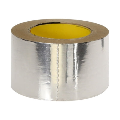 3M (3302) Conductive Aluminum Foil Tape 3302 Silver, 4 in x 36 yd 3.6 mil  Plastic Core: : Industrial & Scientific