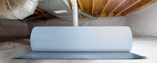 Use foil insulation to insulate your crawl space
