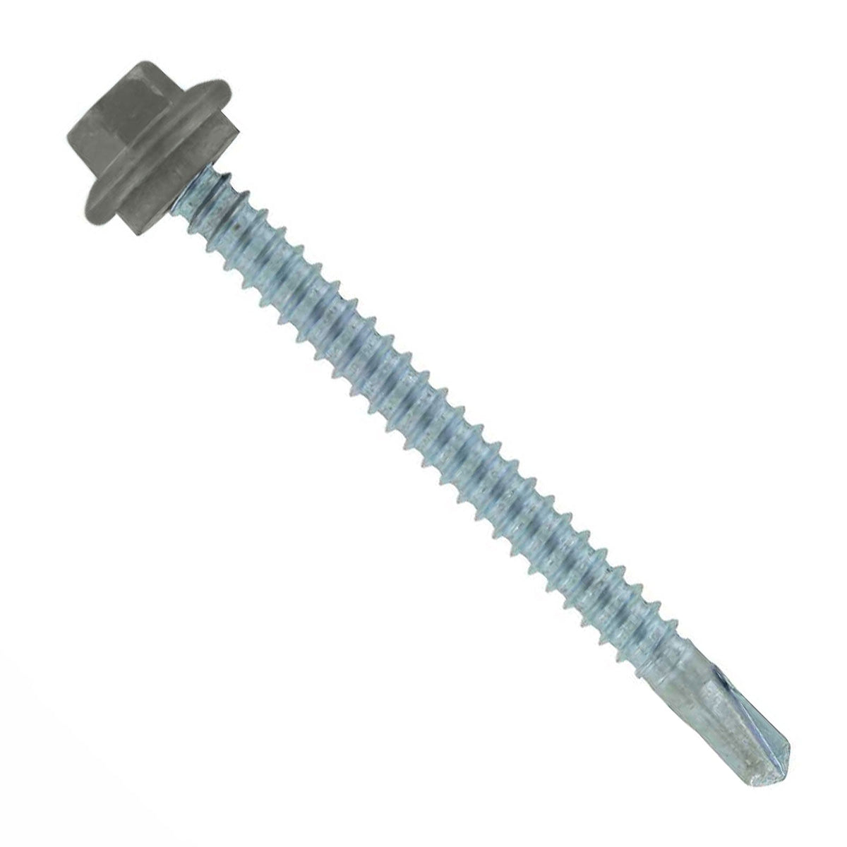 ST Fastening #12 x 2-1/2" Self-Drilling Maxx Steelbinder Metal Roofing Screw - Burnished Slate | Qty. 72,000 (Pallet)