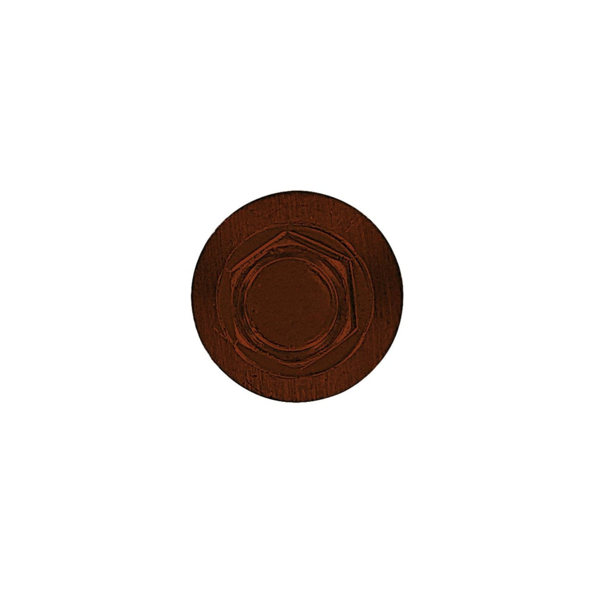 #14 x 1 inch #14 Type 17 Woodbinder Metal Roofing Screw Brown Pkg 250 image 2 of 2