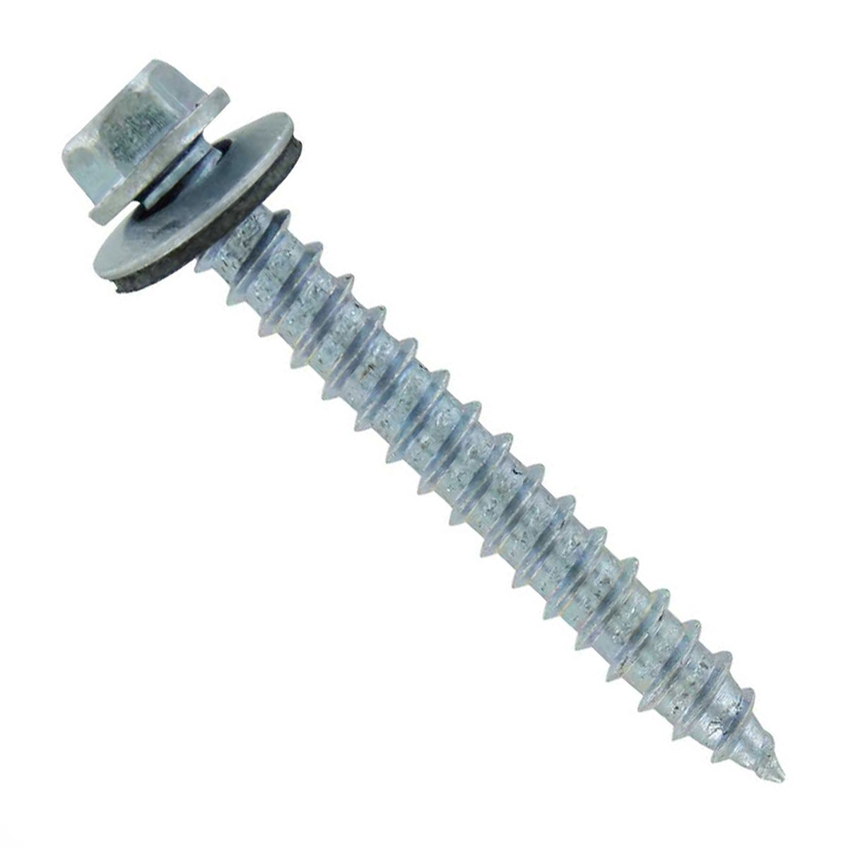 #14 x 2 inch #14 Type 17 Woodbinder Metal Roofing Screw Galvanized Pkg 250