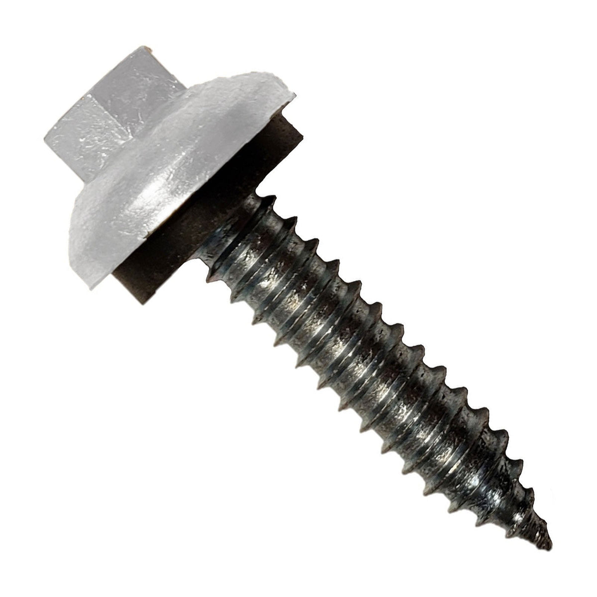 #14 x 1-1/4" ZXL Tapping Steelbinder Metal Roofing Screw - Polar White