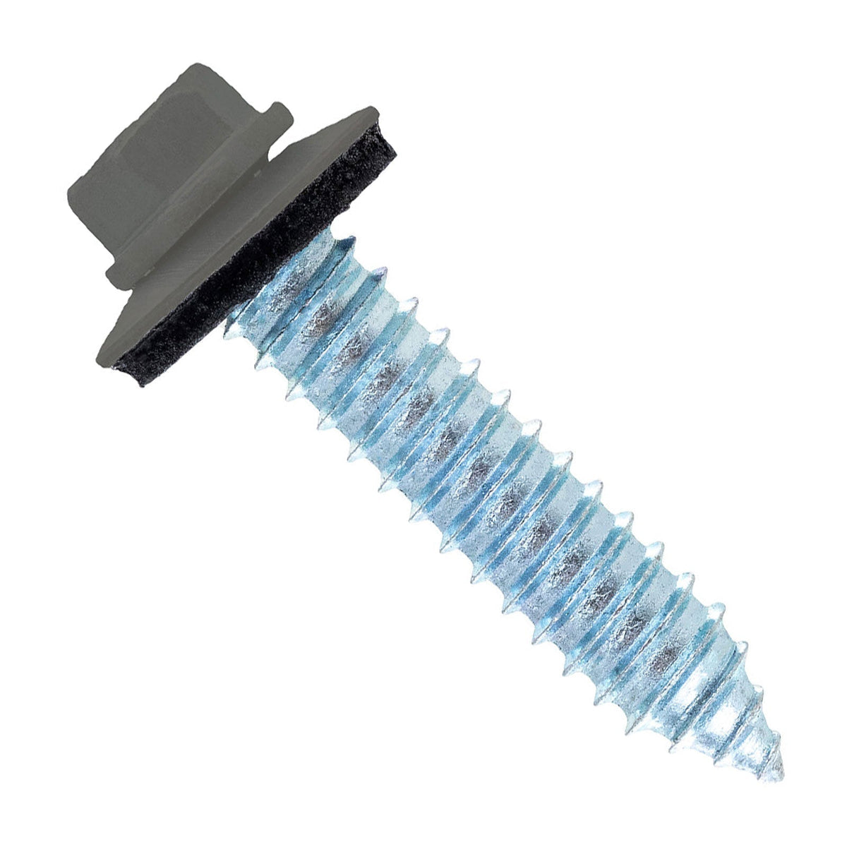 ST Fastening #17 x 1-1/4" Tapping Steelbinder Metal Roofing Screw - Burnished Slate - Qty. 2,000 (Carton)