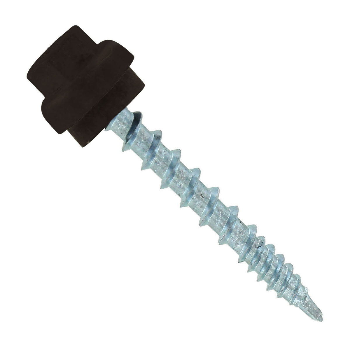 #10 x 1-1/2" ZXL Woodbinder Metal Roofing Screw - Koko Brown