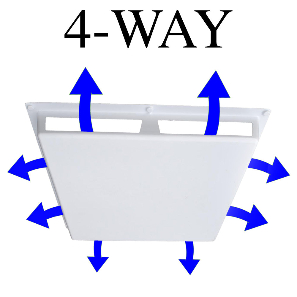 AIR DEFLECTOR VENT COVER (4-WAY AIRFLOW)