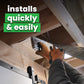floor joist insulation installs quickly and easily