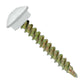 #10 x 112 inch Eclipse Woodbinder Metal Roofing Screw Bright White Pkg 250