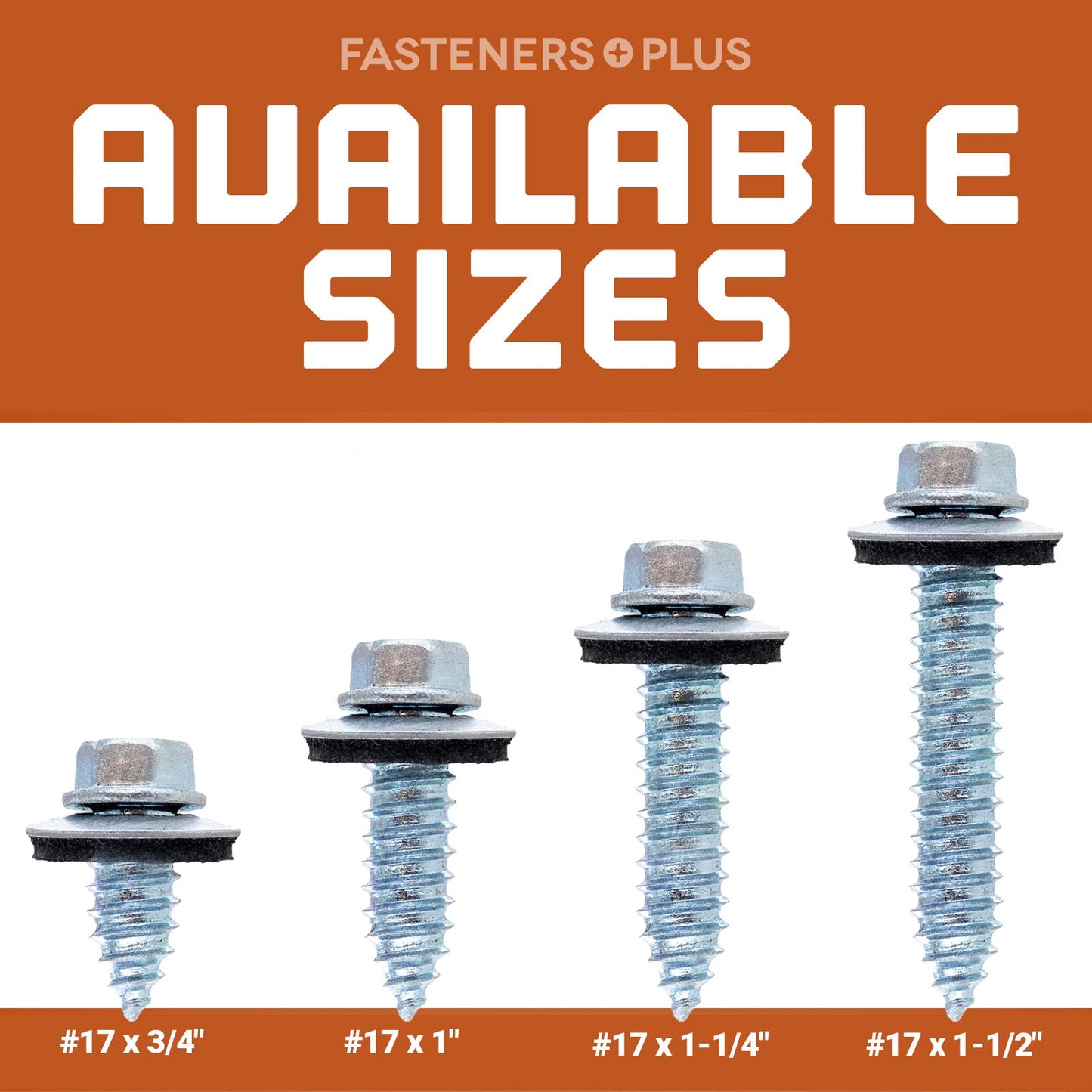 ST Fastening #17 x 1" Tapping Steelbinder Metal Roofing Screw - Forest Green - Qty. 2,500 (Carton)