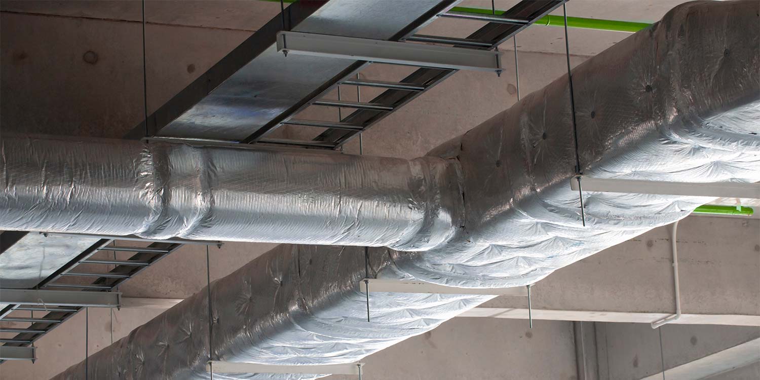 HVAC ductwork insulation