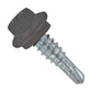 #14 X 78 inch Maxx Steelbinder Metal Roofing Stitch Screw Charcoal Gray Pkg 250