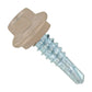 #14 X 78 inch Maxx Steelbinder Metal Roofing Stitch Screw Tan Pkg 250