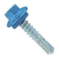 #12 X 1 inch Maxx Steelbinder Metal Roofing Screw Blue Pkg 250