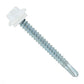 #12 x 2 inch Maxx Steelbinder Metal Roofing Screw Bright White Pkg 250