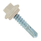 #12 X 1 inch Maxx Steelbinder Metal Roofing Screw Light Stone Pkg 250