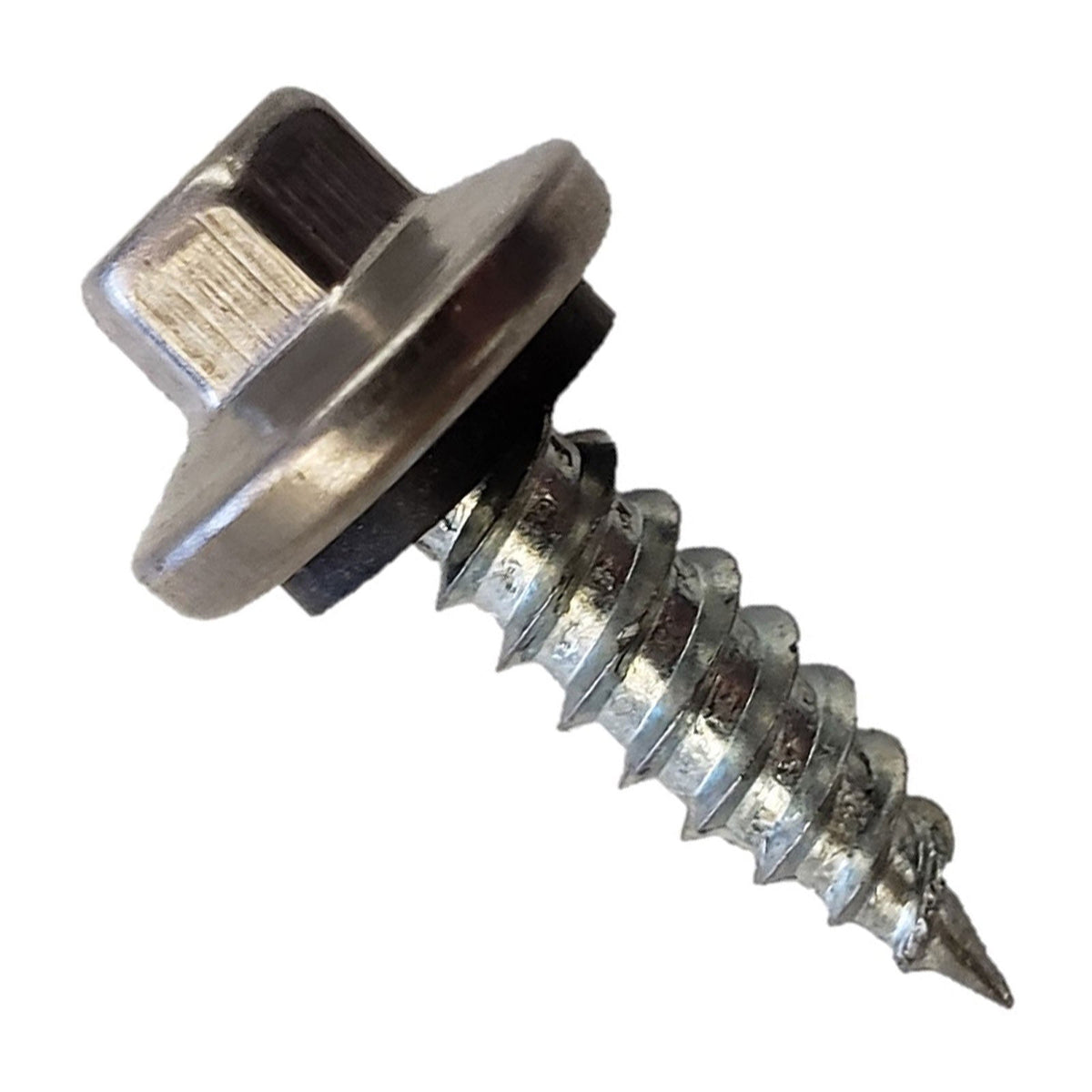 #12 x 34 inch STXL Woodbinder Metal Roofing Stitch Screw Plain Finish Pkg 250 image 1 of 2