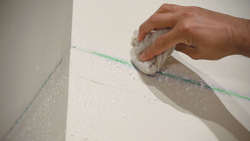 Spray adhesive that's easy to clean. Wipe overspray with damp cloth