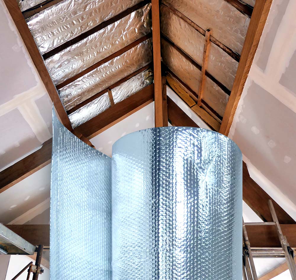 Cathedral Ceiling Insulation | Vaulted Ceiling Foil Barrier | EcoFoil