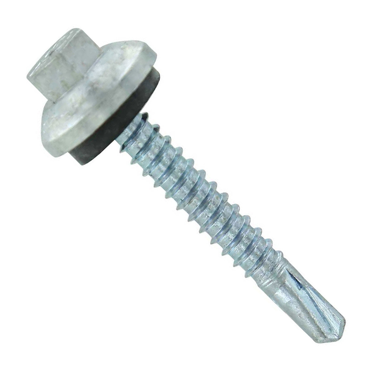 #12 x 112 inch ZXL Steelbinder Metal Roofing Screw Galvanized Pkg 250