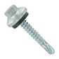 #12 x 114 inch ZXL Steelbinder Metal Roofing Screw Galvanized Pkg 250