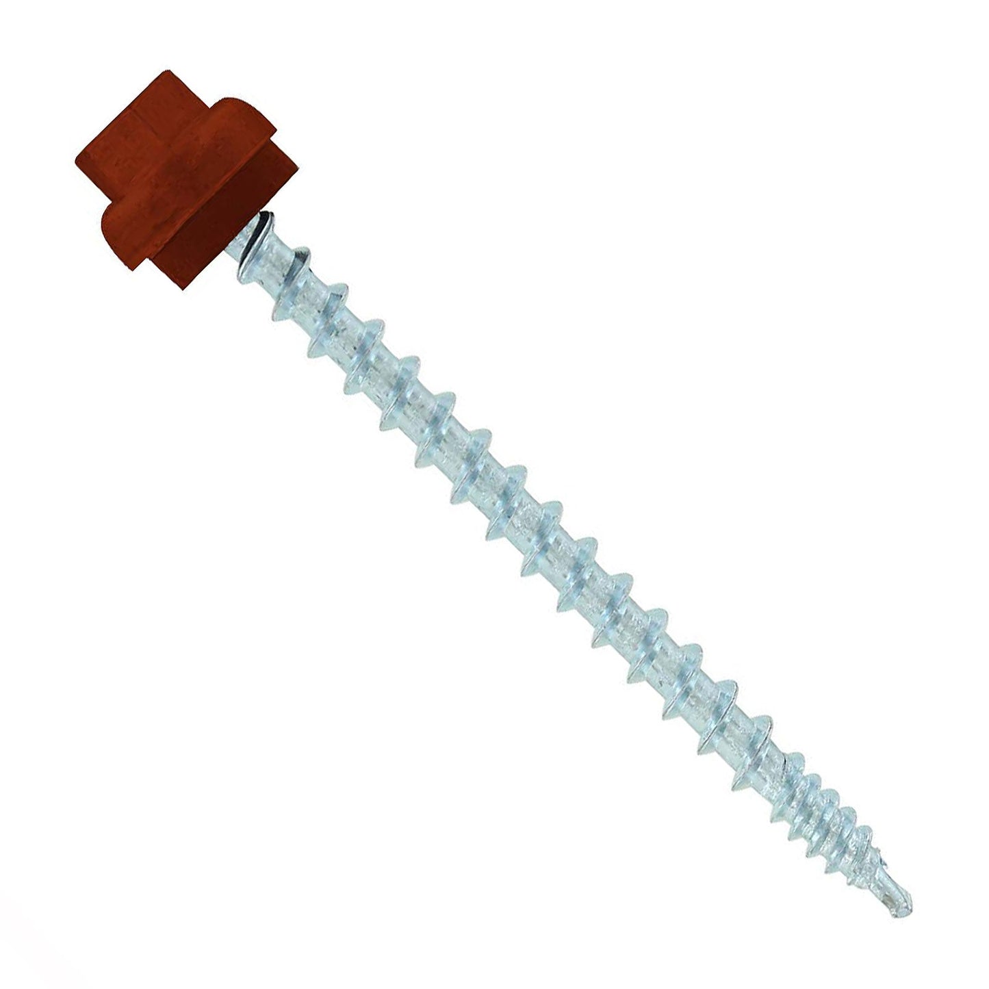 #10 x 212 inch ZXL Woodbinder Metal Roofing Screw Brown Pkg 250