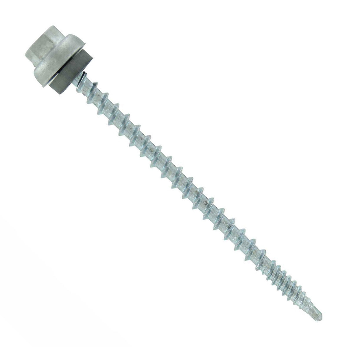 #10 x 3 inch ZXL Woodbinder Metal Roofing Screw Galvanized Pkg 250