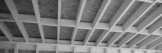 Floor joist insulation
