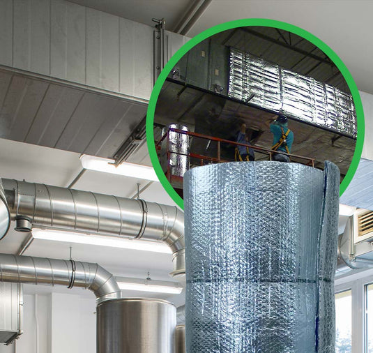 Ductwork Insulation Ecofoil Bubble Wrap Duct Insulation EcoFoil