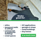 Single bubble insulation for attics, basement walls/ceilings, commercial and residential buildings, crawl spaces, DIY applications, garages and shops, metal buildings, and tiny homes