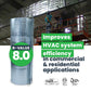 Improves HVAC system efficiency in commercial & residential applications, R-value 8.0