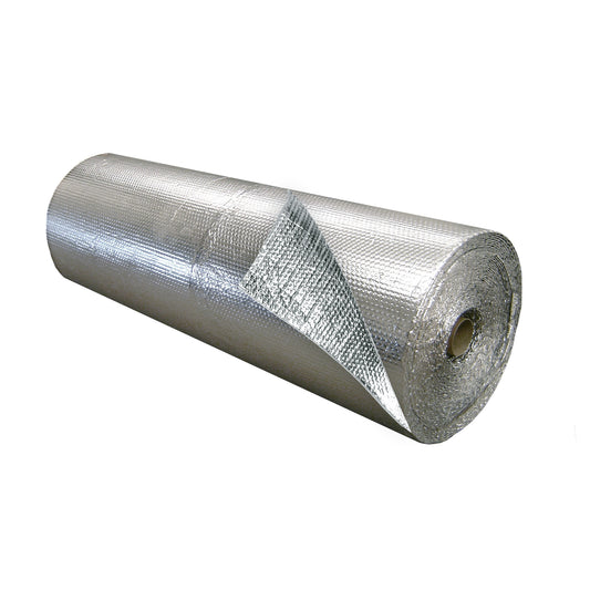 R-8 HVAC Duct Wrap Insulation Reflective 2 Sided Foam Core 4' x 125' (500  Sq Ft)