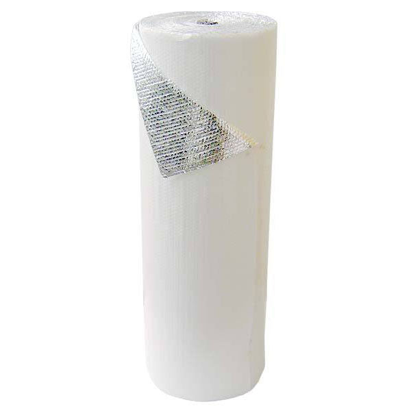 48 x 125 Single Bubble Foil Insulation White Foil W UV Resistant Facing 500 Sq ft