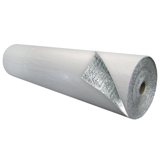 Single Bubble Insulation White_Foil 6 foot X 125 foot 750 sq ft